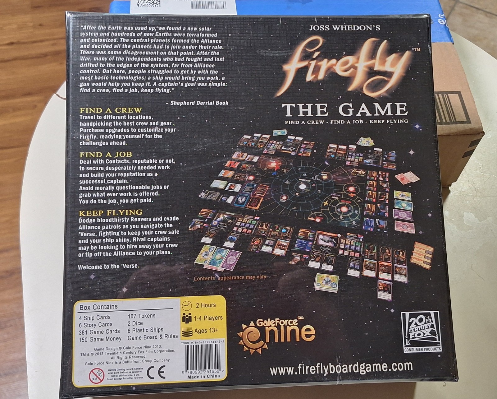 Gale Force Nine FIRE001-US Complete Game. Sealed