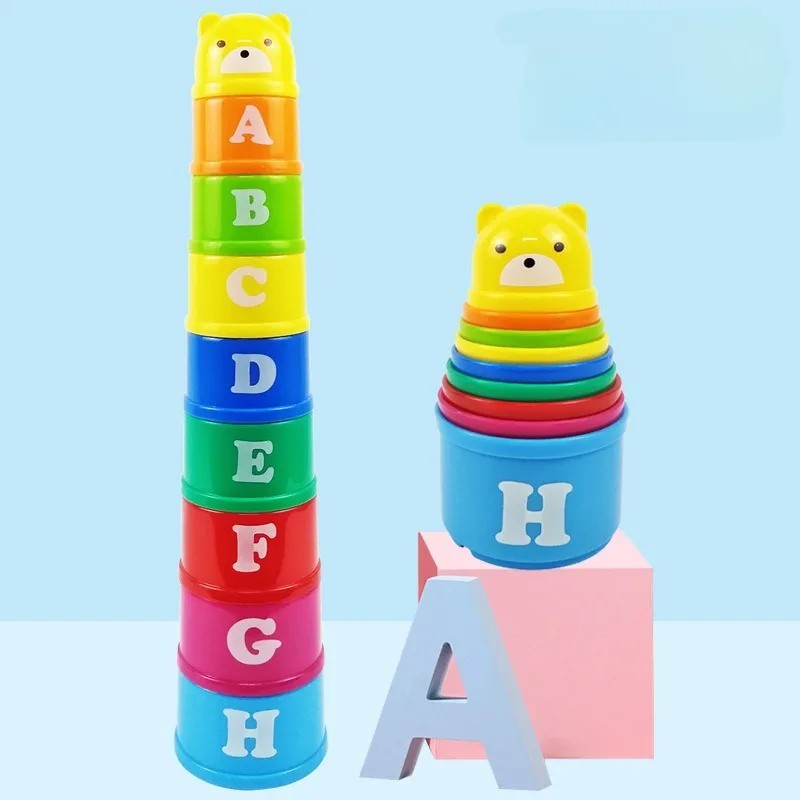 Kids Speed Cup Stacking Game Brain Training Toy Hand Eye Coordination Puzzle Gam