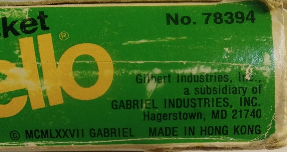 Vintage 1977 Gabriel Pocket Othello Travel Game Complete W/ Box & Instructions