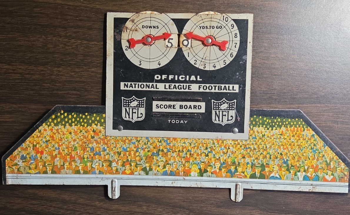 1950’s-1960’s 2 National Football League Game-Fans & Scoreboards Only By Gotham