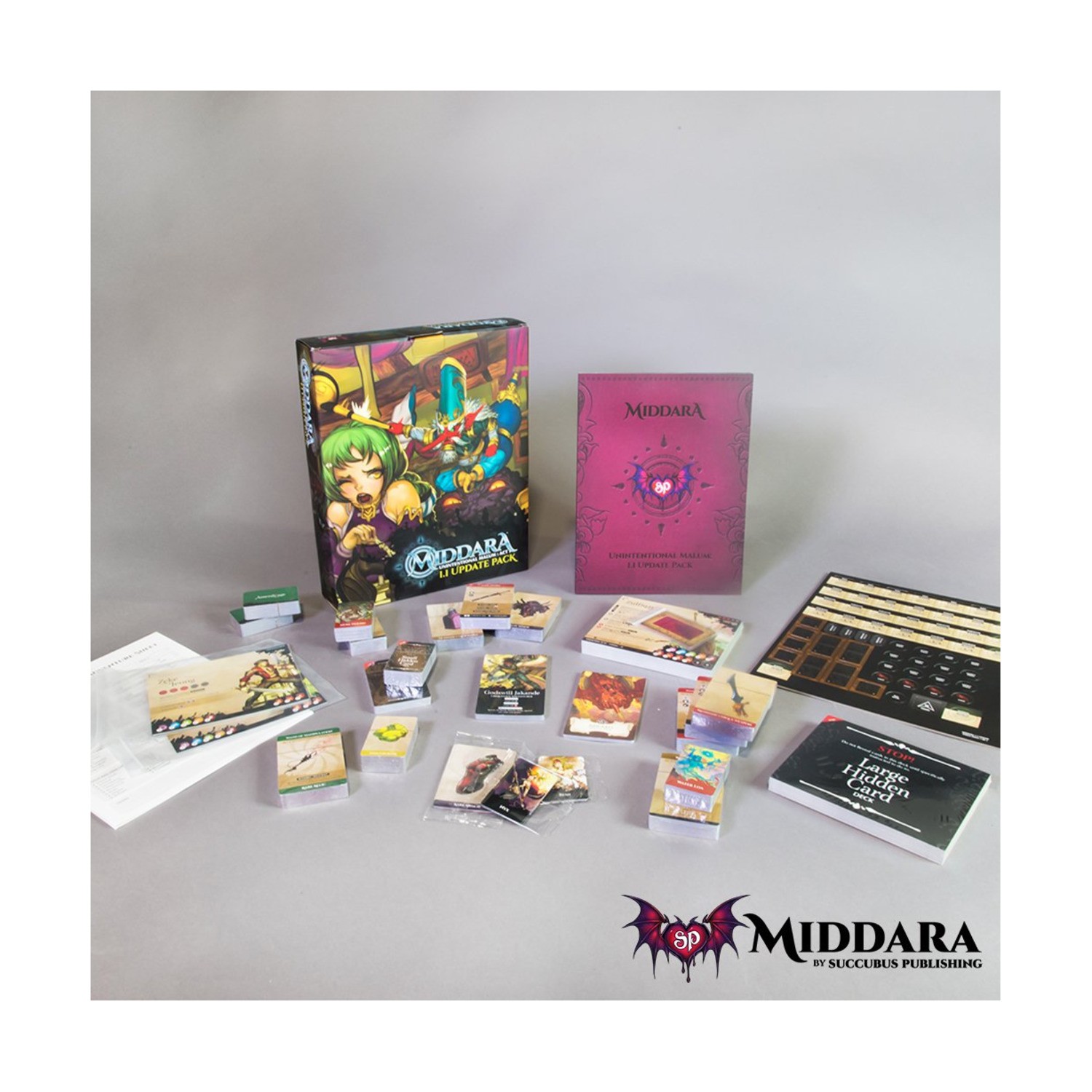 Succubus Board Game Middara 1.1 Update Pack VG/NM