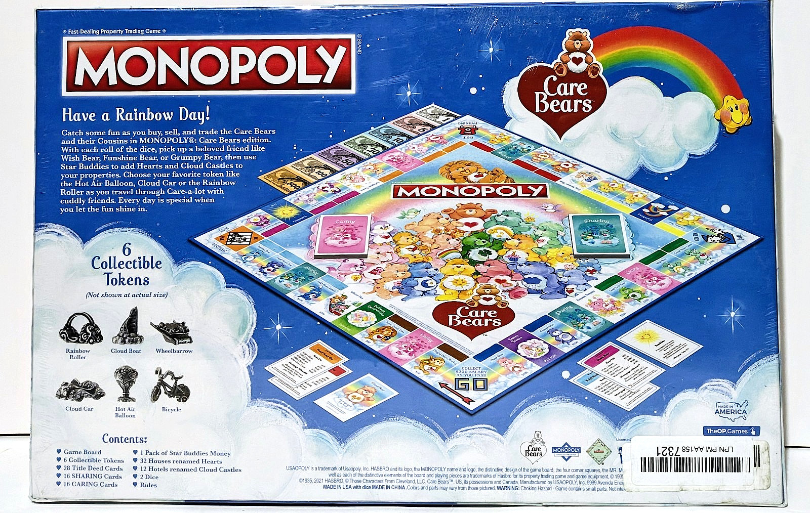 Monopoly – Care Bears Collector’s Edition – Board Game USAopoly – New
