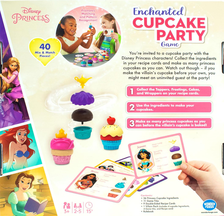 Disney Princess Enchanted Cupcake Party Game – Exciting Matching Game