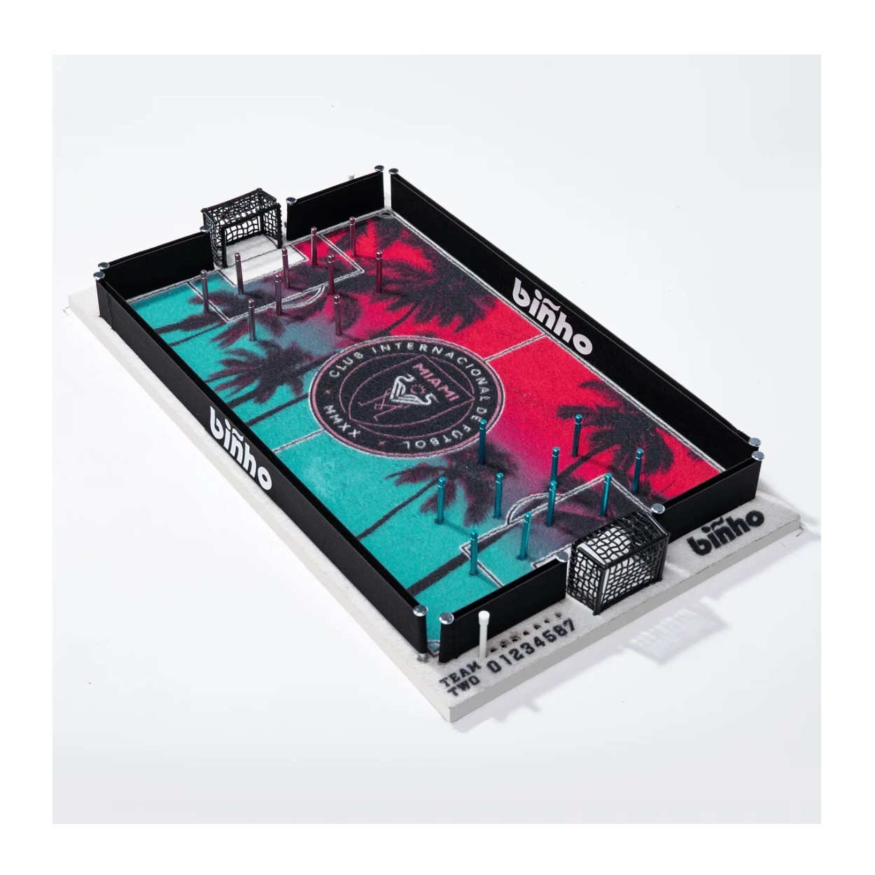 Binho Board Classic Inter Miami CF (3rd Edition) 2-Player Pinball Soccer Game