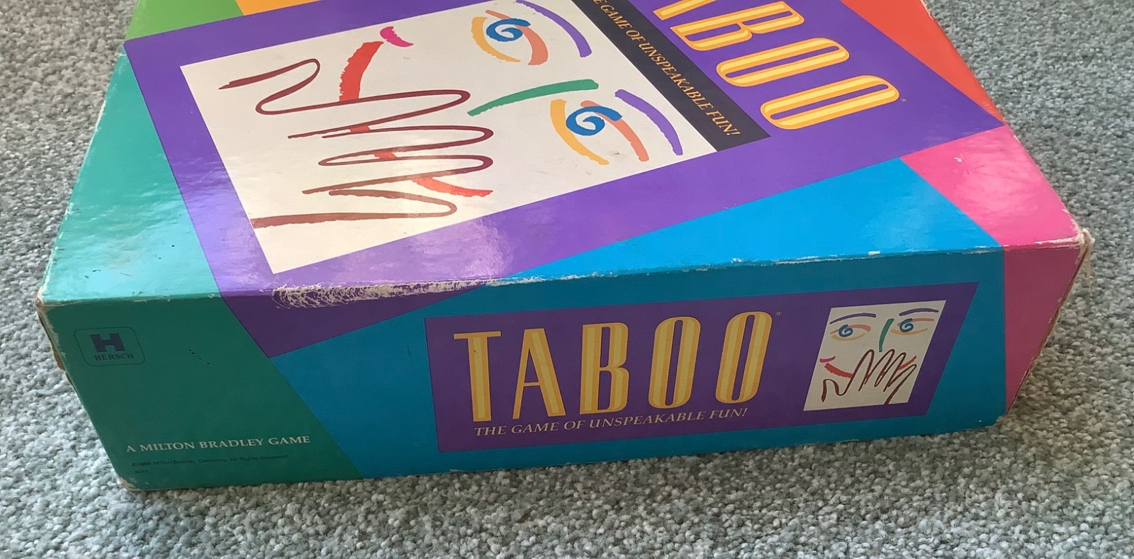 Vintage 1989 Taboo Board Game Complete Milton Bradley Party Game