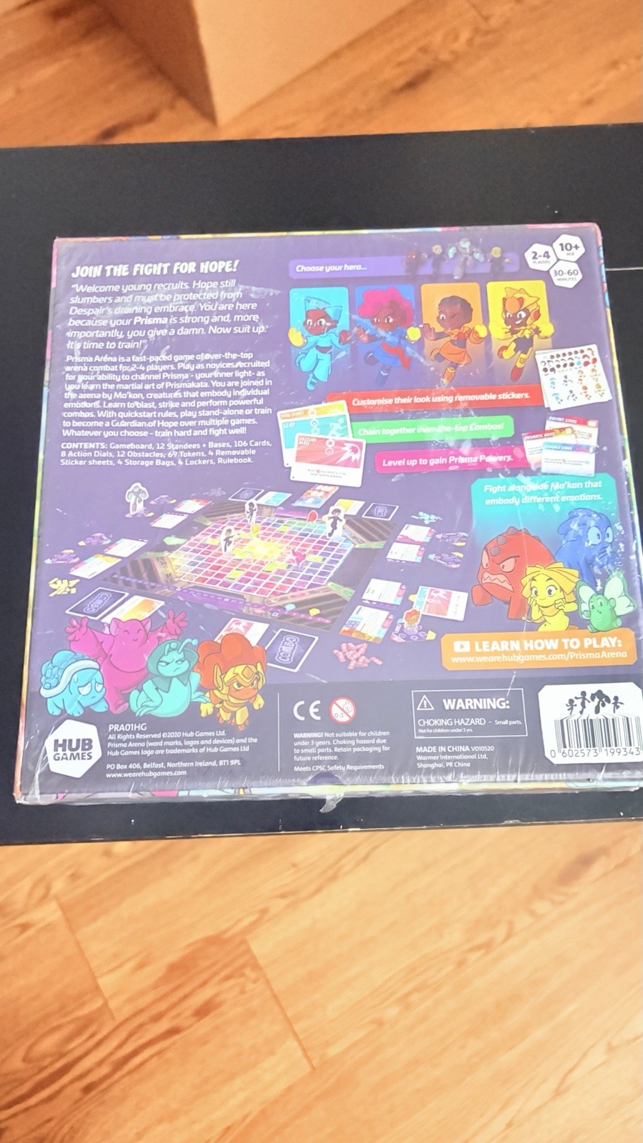 HUB Games Prisma Arena Fantasy Board Game Customizable Complete 2+ Players