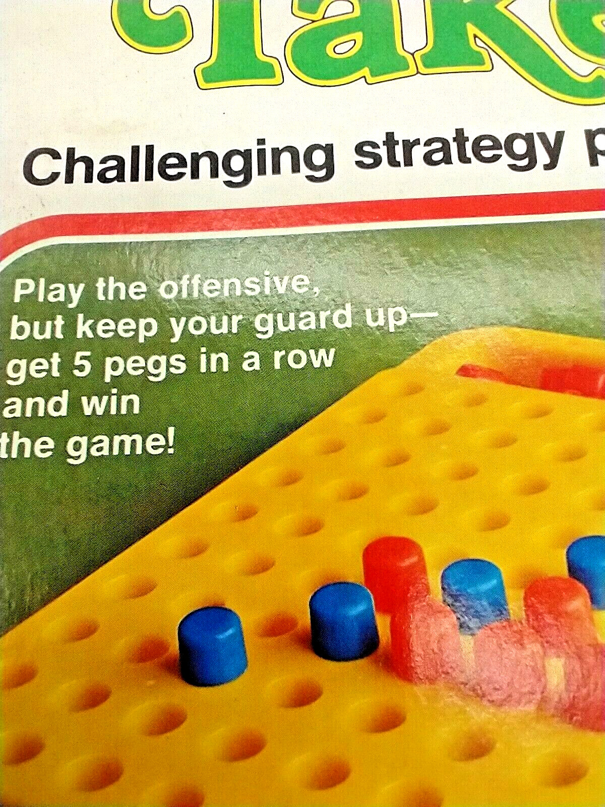 Gabriel Take 5 Strategy Game 2 Players A Hi-Q Game Complete Vintage 1977