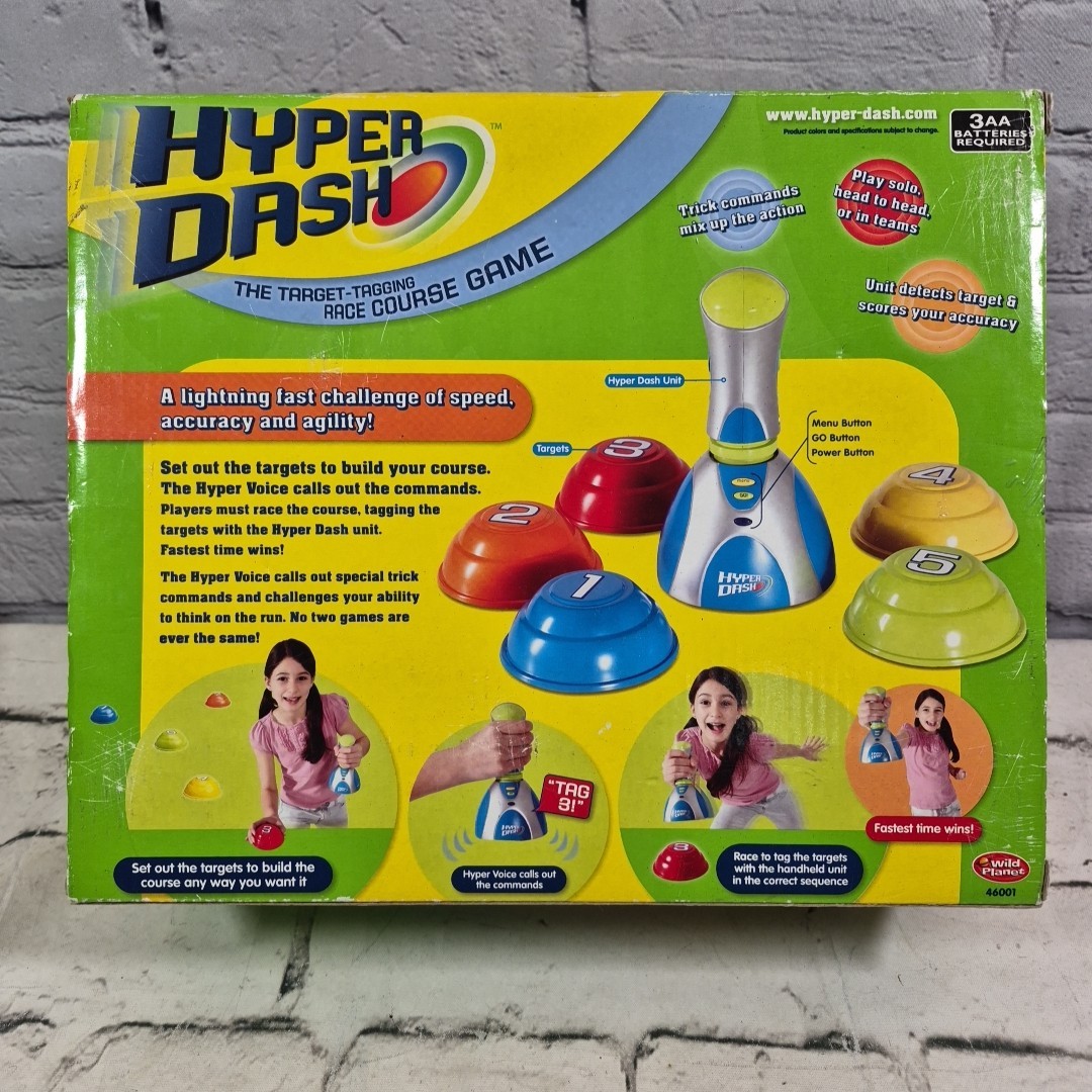 Hyper Dash Game Target Tagging Race Course Game Wild Planet 2006 NEW NOS