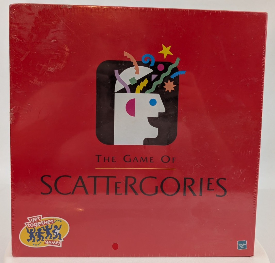 Vintage 1999 Hasbro The Game of Scattergories Board Game New Factory Sealed