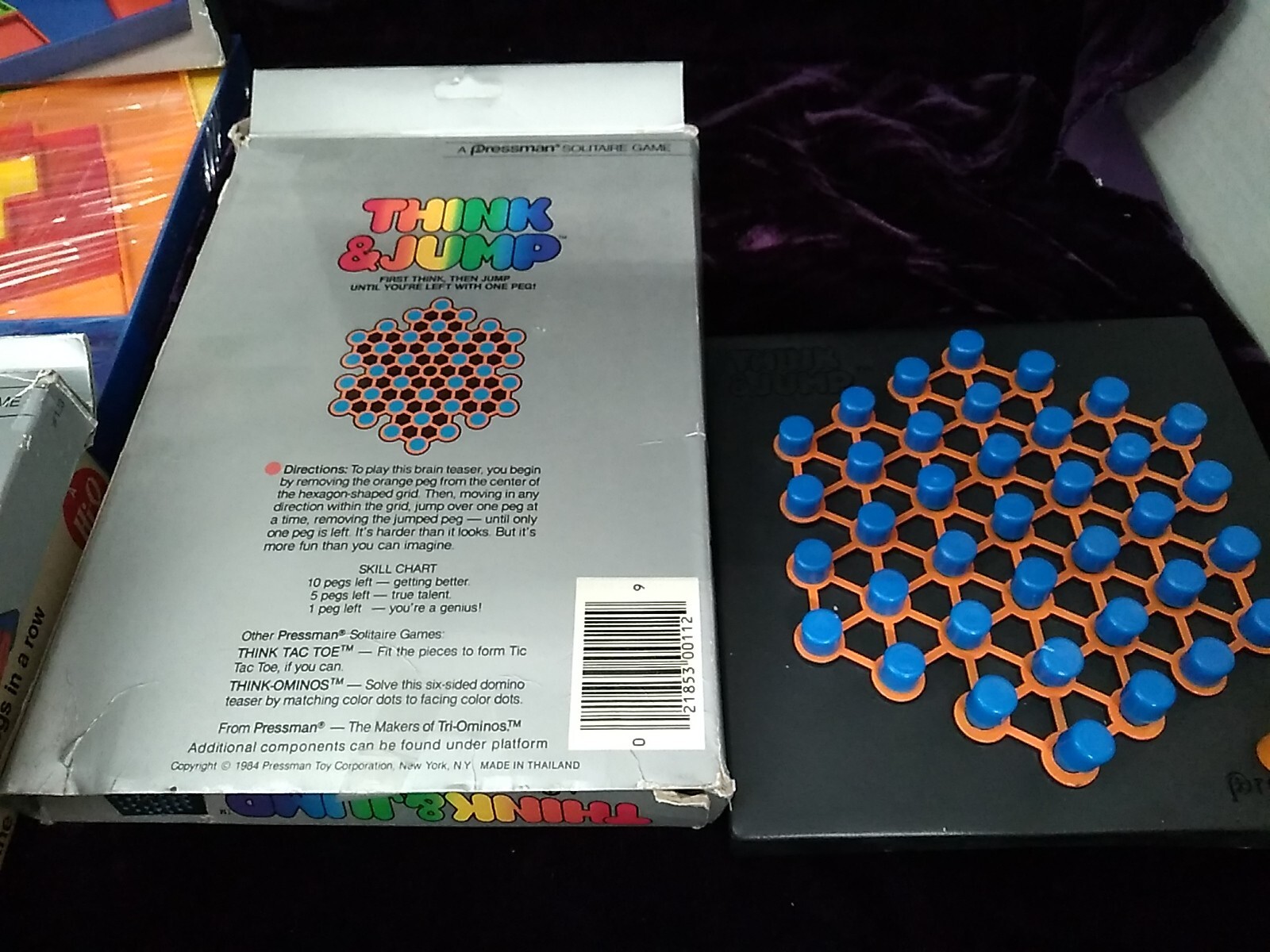 Gabriel Take 5 Plus Pressman Think & Jump, Think Through, Think Square 4 Games