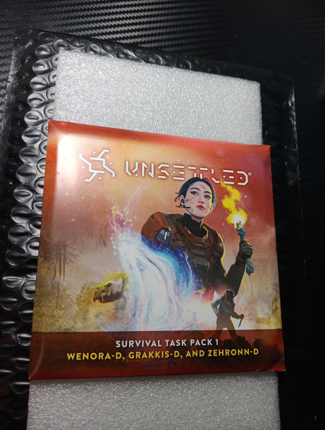 Orange Nebula Board Game Unsettled – Survival Task Pack 1 Bag New