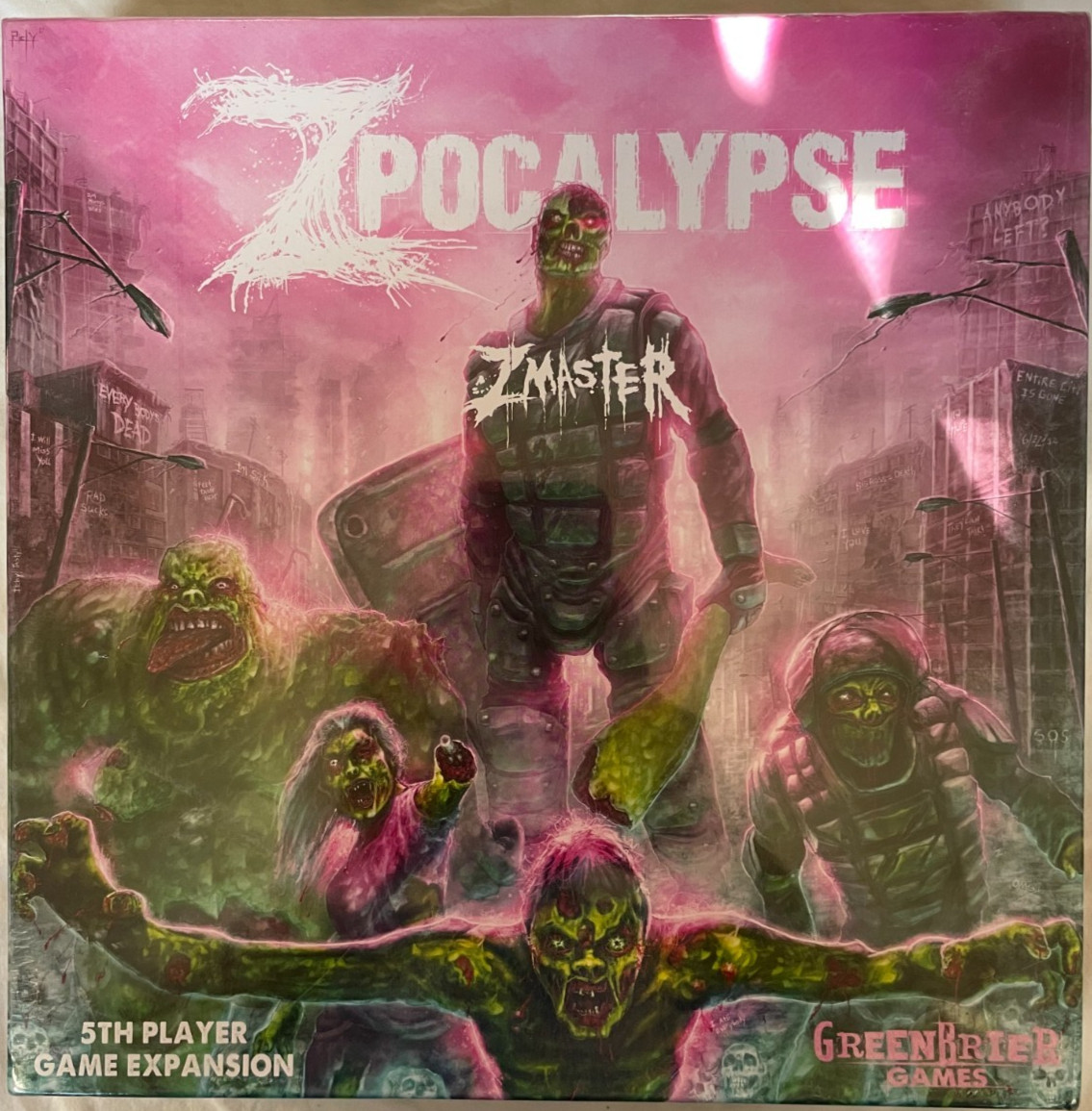 ZPocalypse: ZMaster 5th Player Expansion Box- 2013 – Greenbrier Games sealed