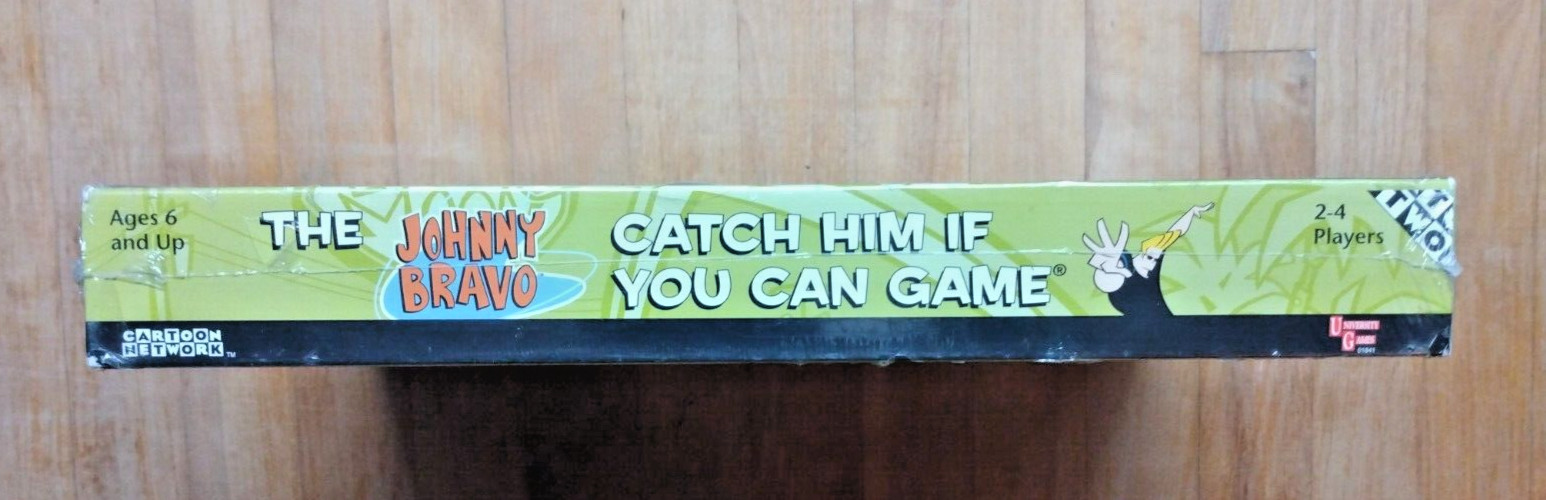 Johnny Bravo Catch Him If You Can NEW Sealed Board Game 2001 Cartoon Network