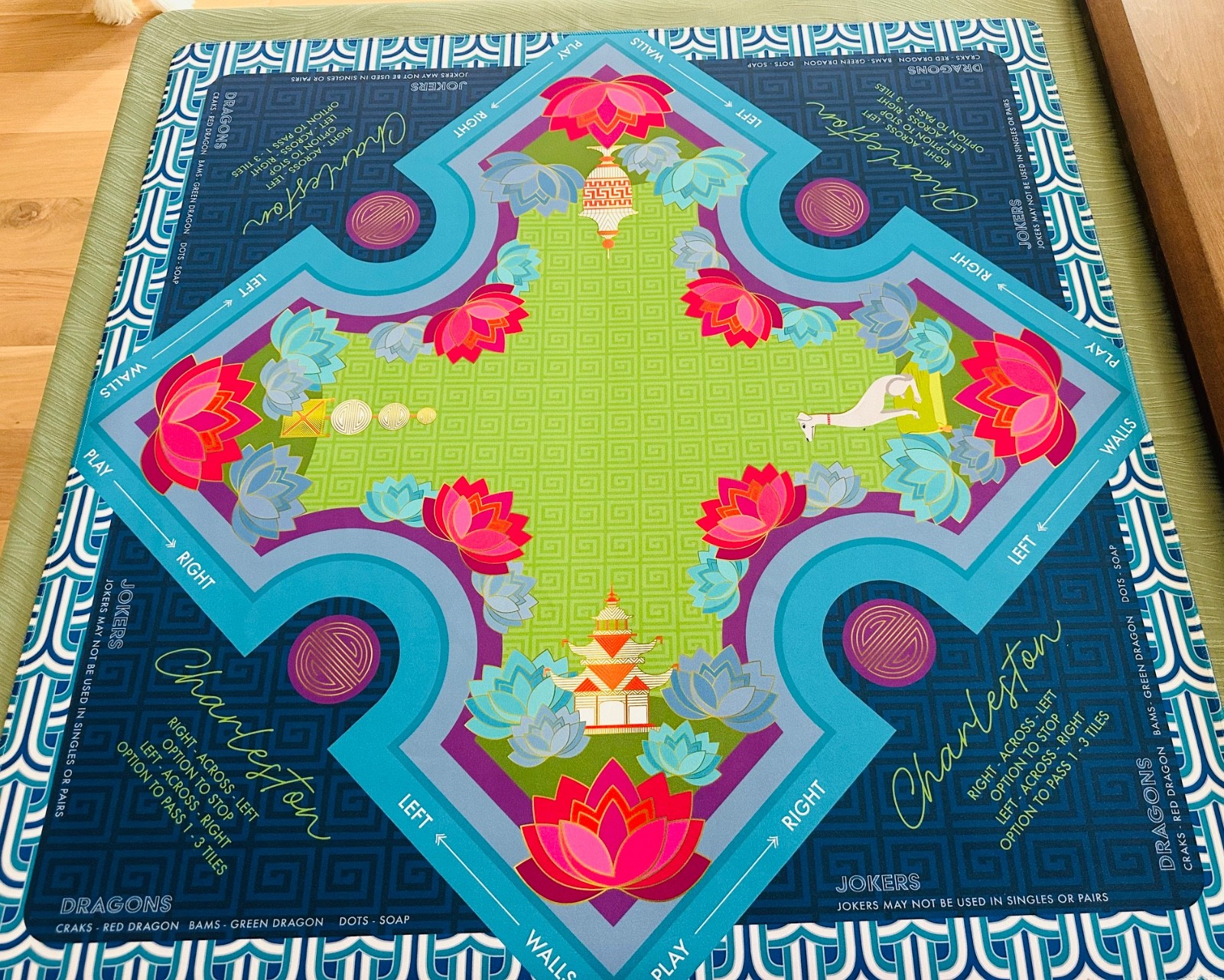 Jonathan Adler x Michael’s collaboration Mahjong Tile Set – With MAT! Fast Ship!