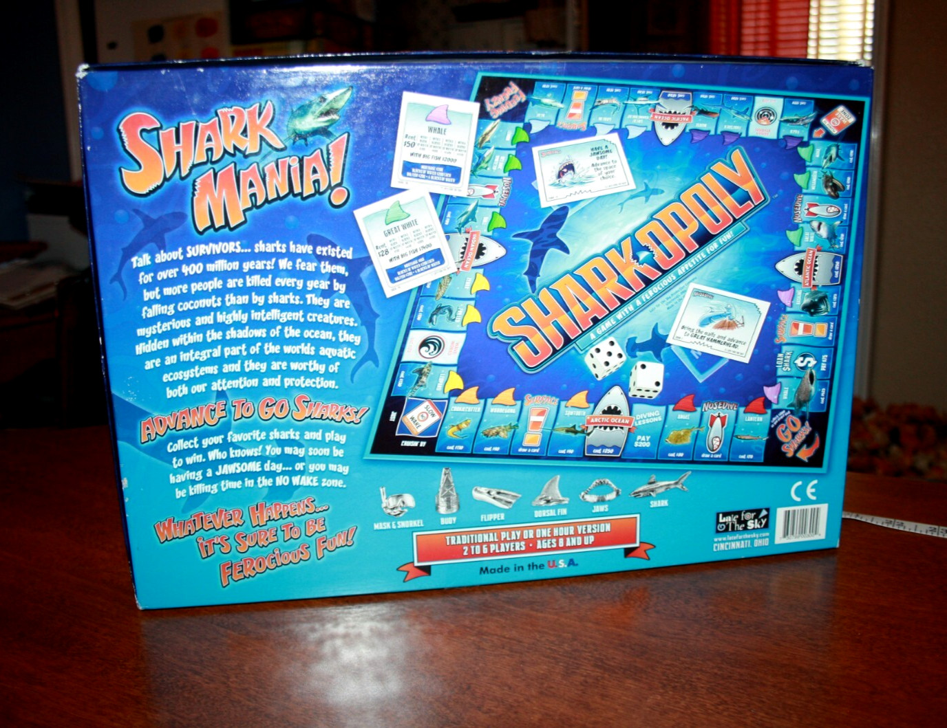 Sharkopoly Board Game with a Ferocious Appetite for Fun! – Late for the Sky 2019