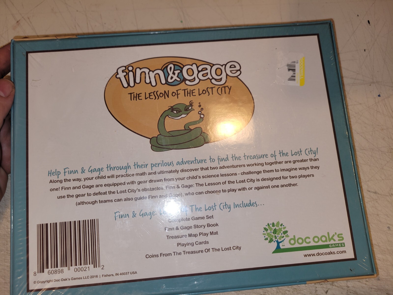 Finn & Gage Lesson of Lost City Game Book Math Science Home School STEM Ages 6+