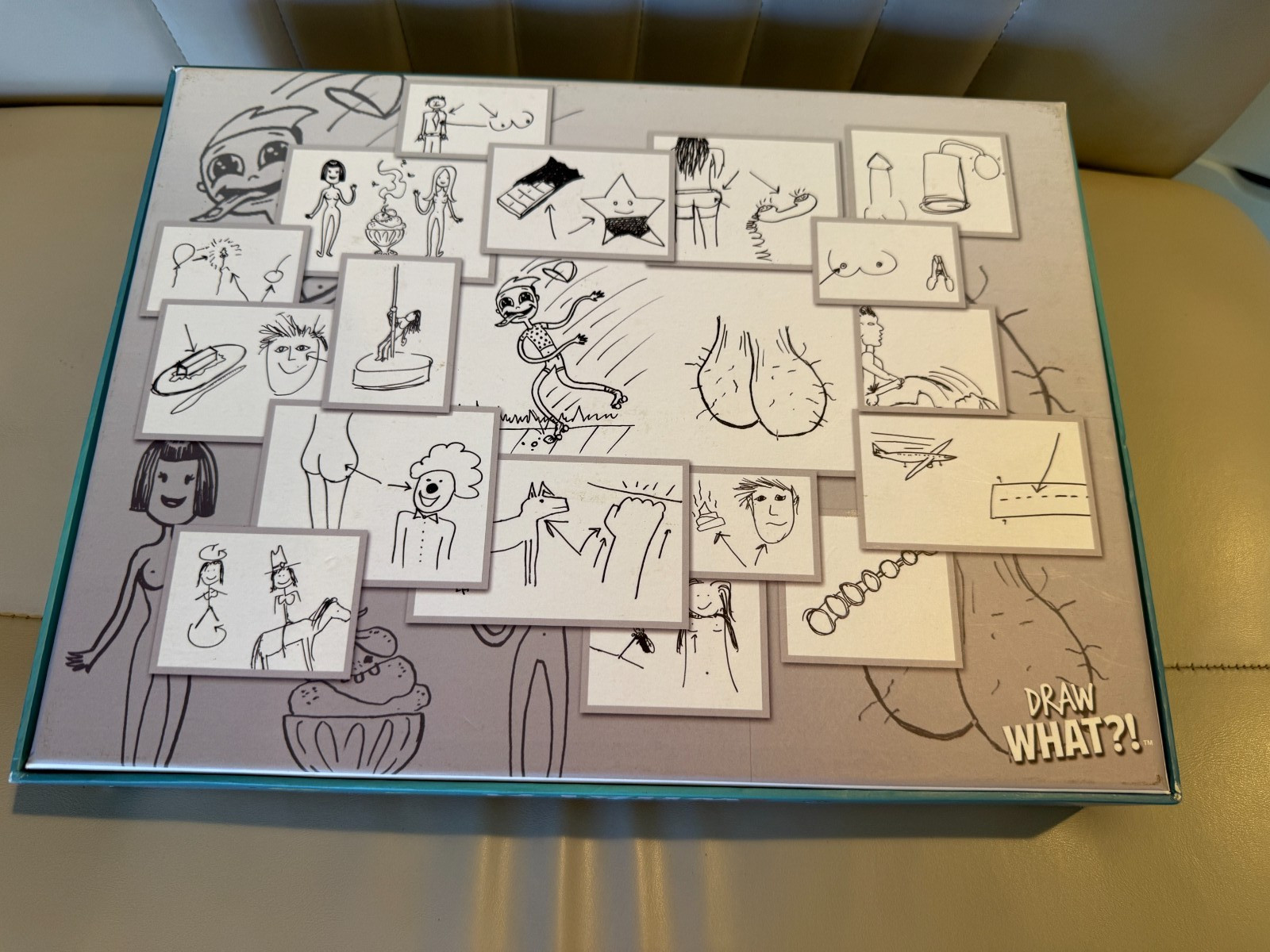 Draw What?! Adult Party Board Game Preowned