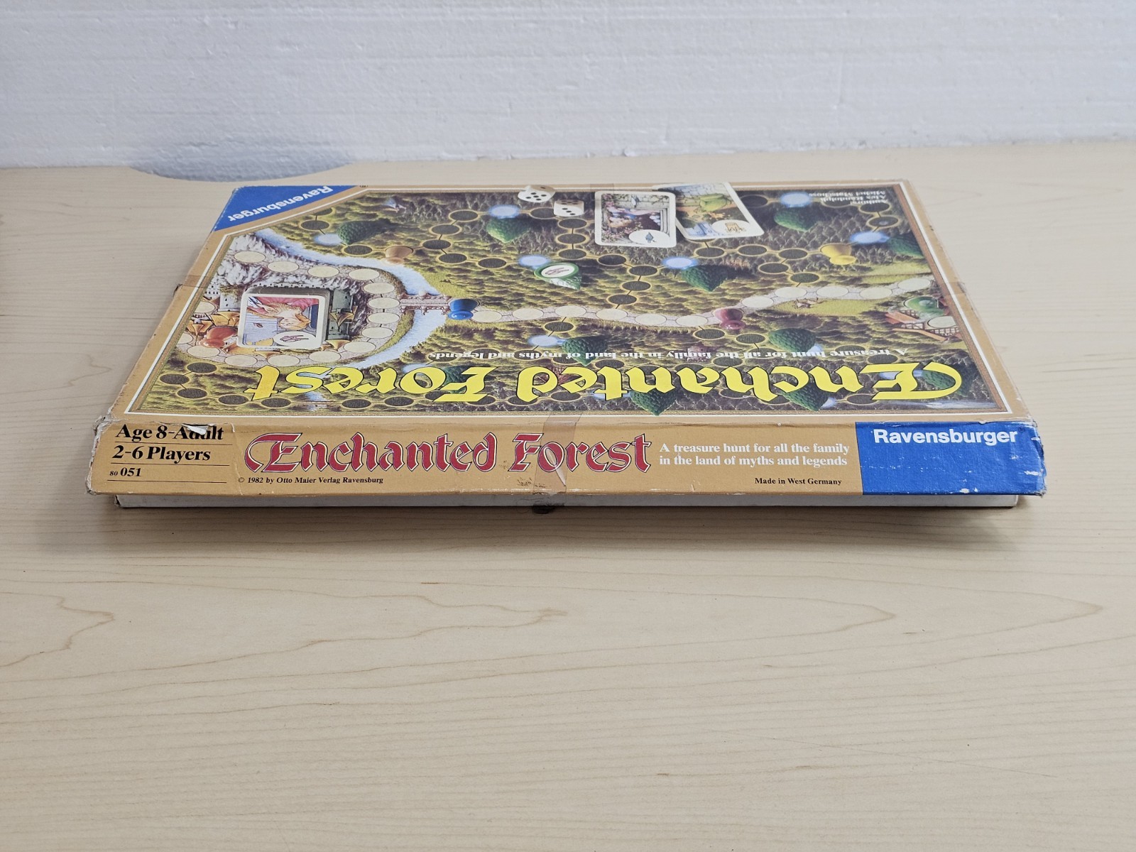 VINTAGE Enchanted Forest Board Game Ravensburger 1982 Incomplete As Is