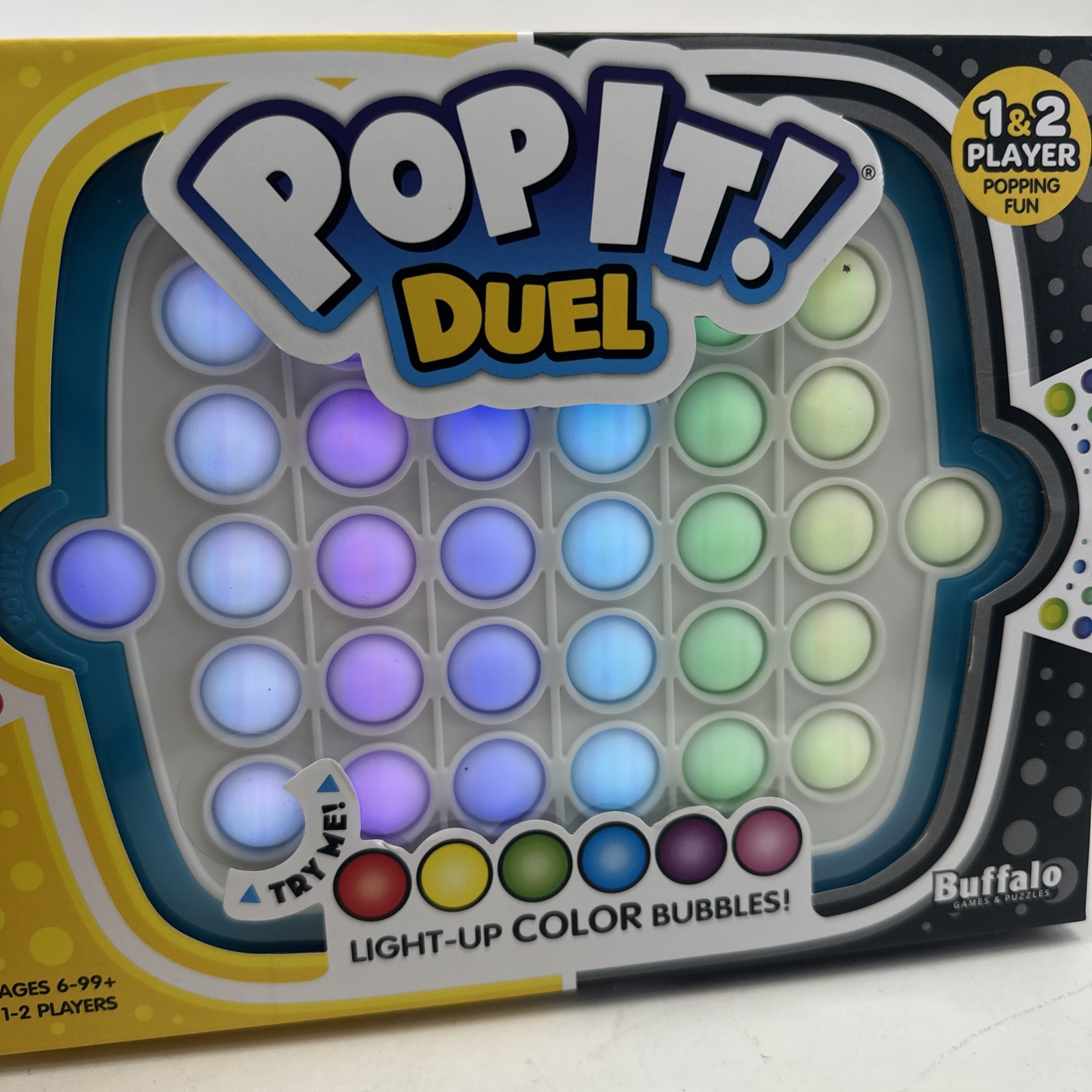 Pop It! Duel Bubble Popping Game for 1-2 Players 6 Ways to Play Memory New NIB