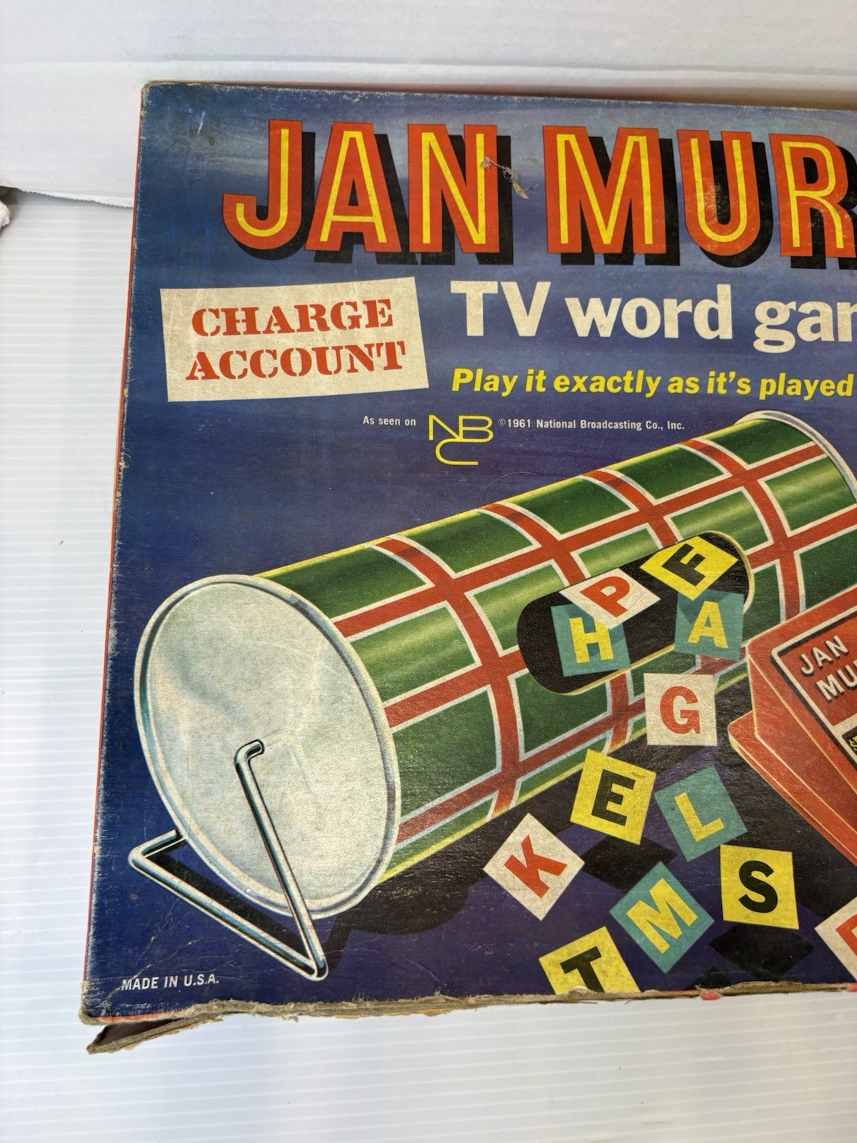 Vintage 60s Lowell Toy Jan Murray’s TV Word Game Board Game Complete