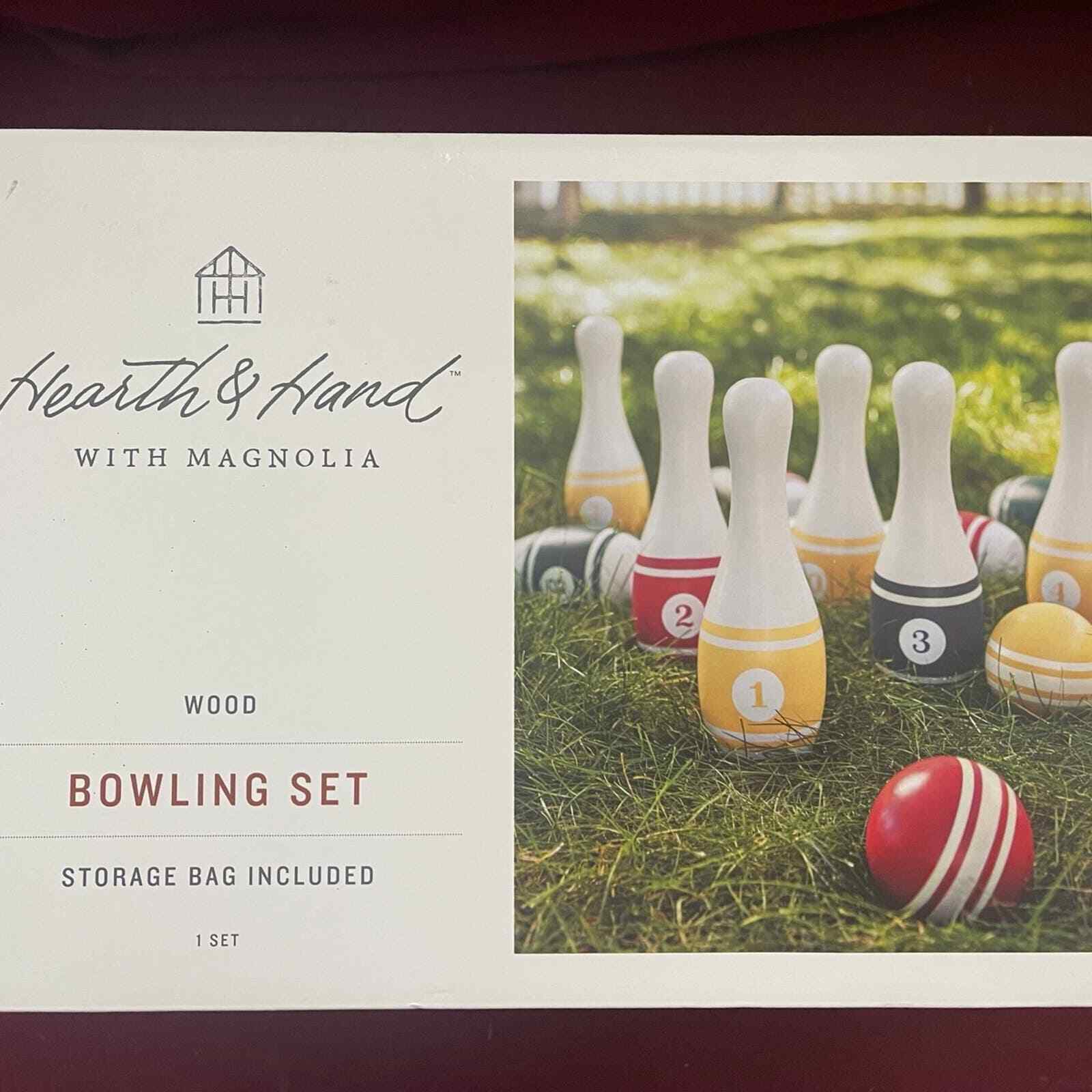 Hearth and Hand Lawn Bowling Set 12 PC with Magnolia