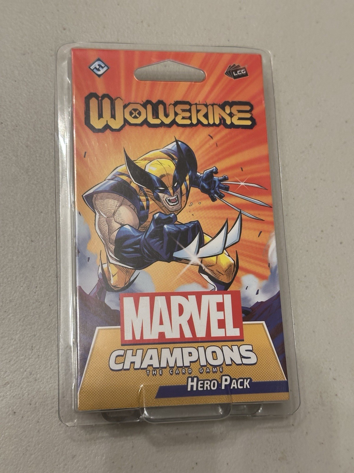 Marvel champions Card Game – Wolverine Hero Pack, OOP, Complete!