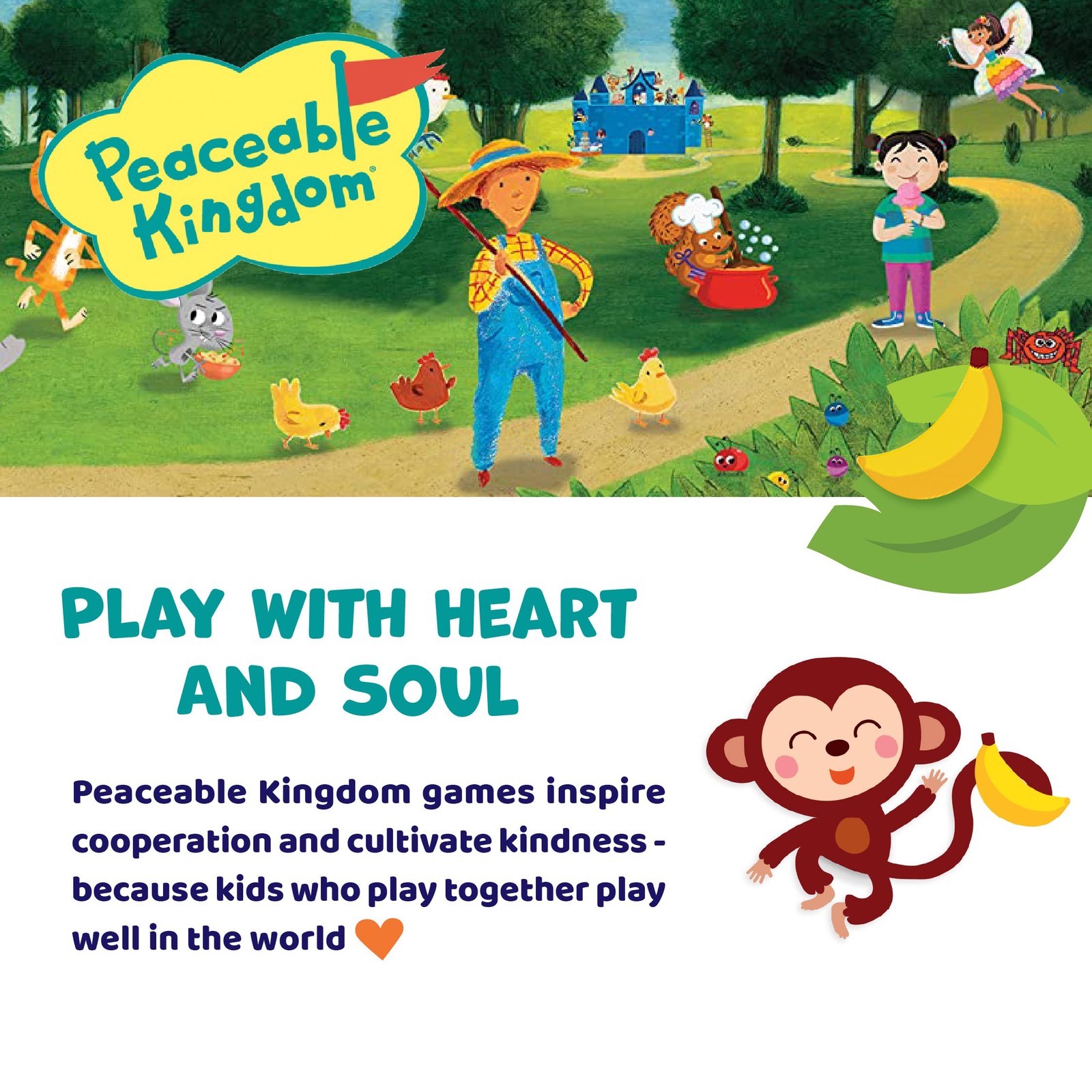 Monkey Around First Game for Toddlers Interactive play with Parent Ages 2+