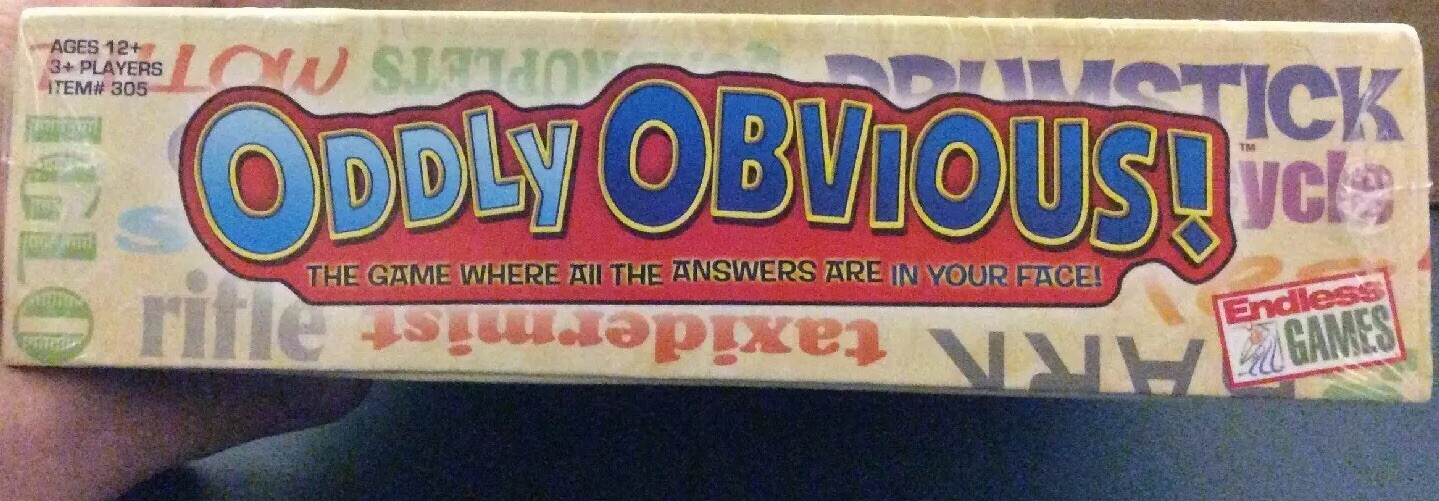 Oddly Obvious! Very Intellectual Interesting Game 2013 New Sealed