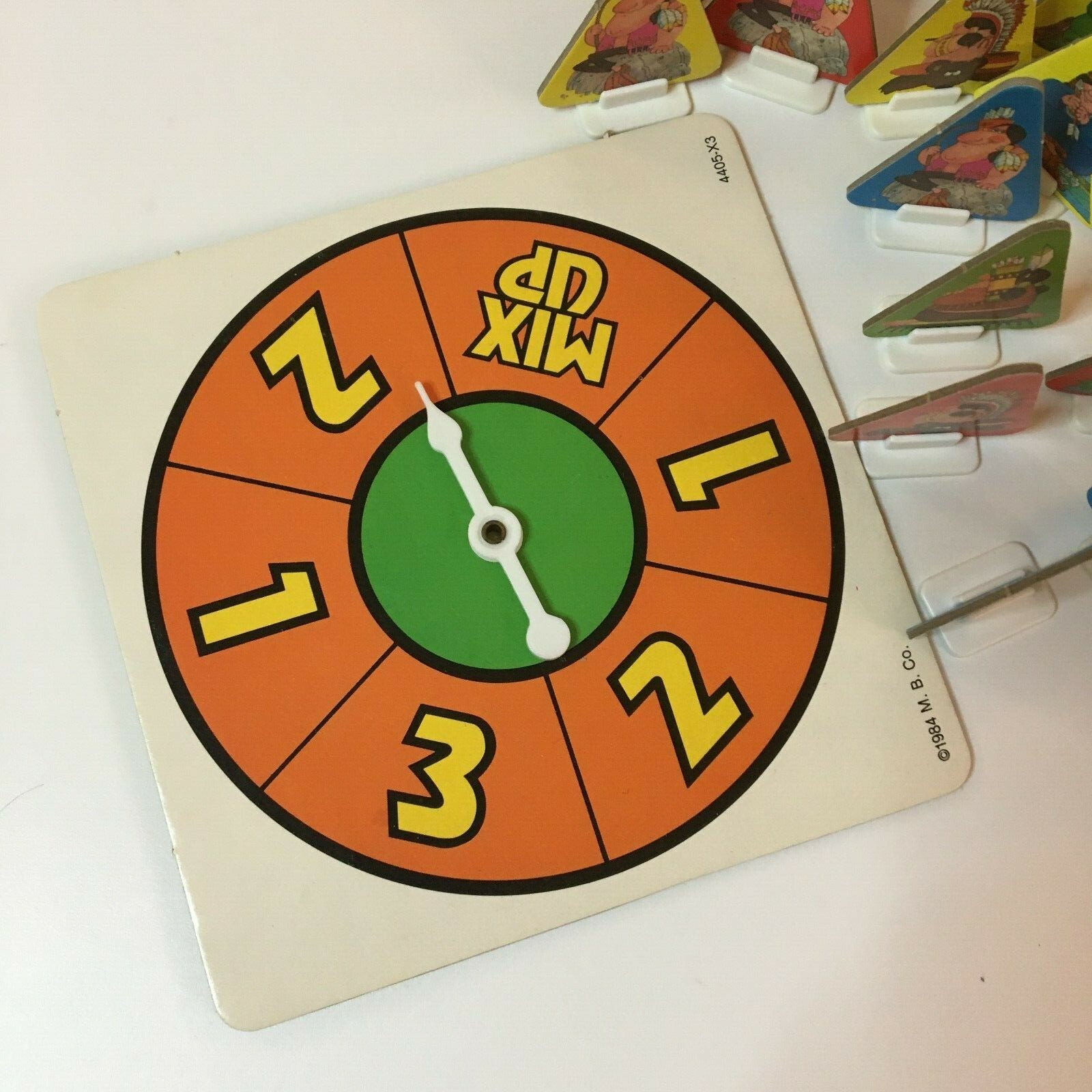 Memory Game Twelve Teepees by Milton Bradley Vtg Visual Recall Indians TPs