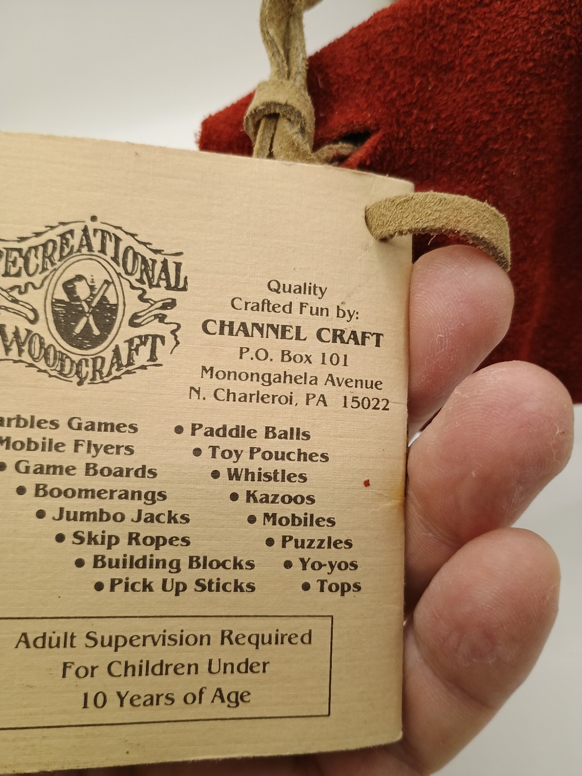 Vintage Jumbo Jacks Classic Game Original Suede Bag, Instructions, Bouncy Balls!