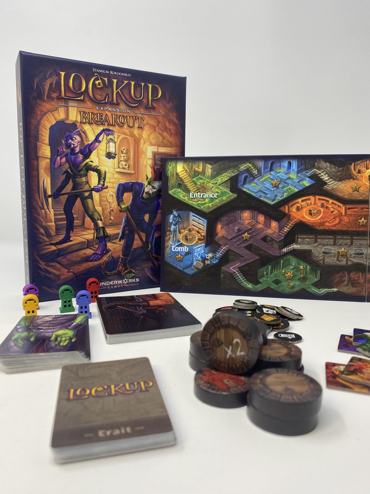 Breakout Expansion for Lockup Board Game | Adds Secret Passages, New Goons, …