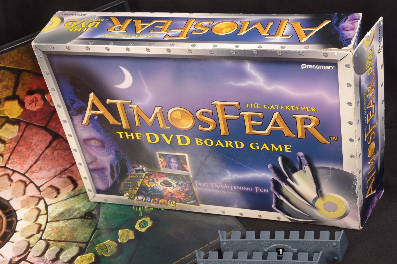 Pressman AtmosFear The Gatekeeper 2004 DVD Board Game 100% Complete