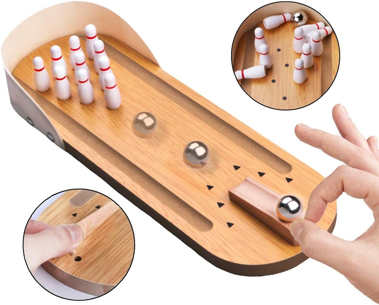 Kids & Adults Mini Bowling Set – Enjoy Stress Relief and Family Fun Together