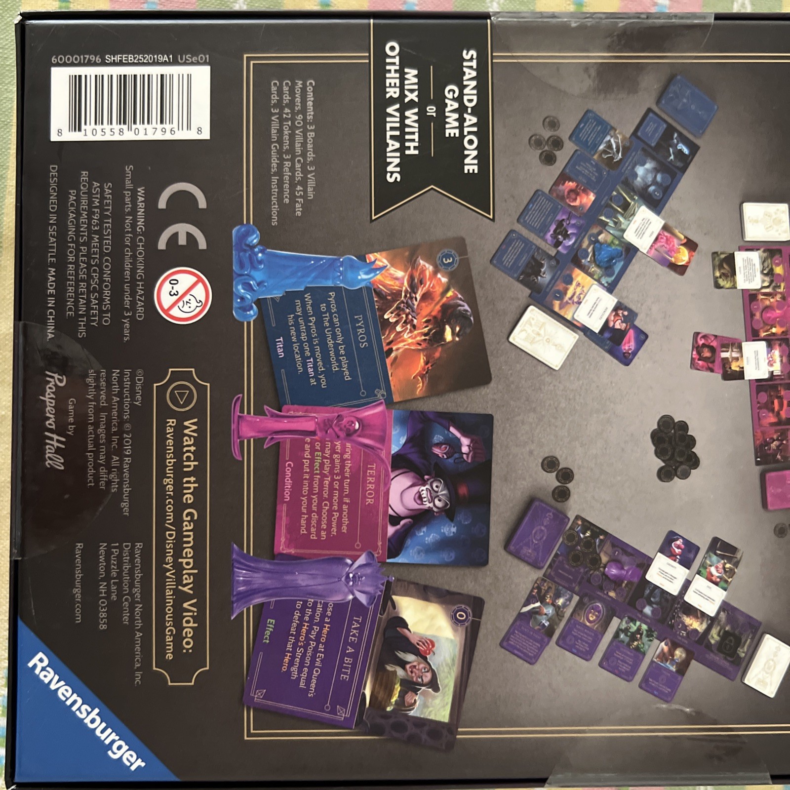 New Disney Villainous: Wicked To The Core Ravensburger Board Game