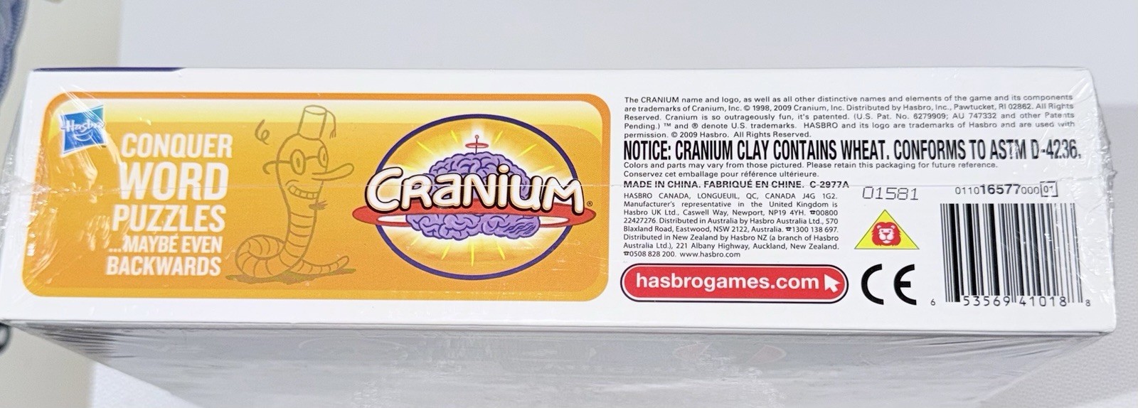 NEW Sealed Cranium 3-in-1 Board Game Hasbro 2009 Adult Party Game 600 Cards