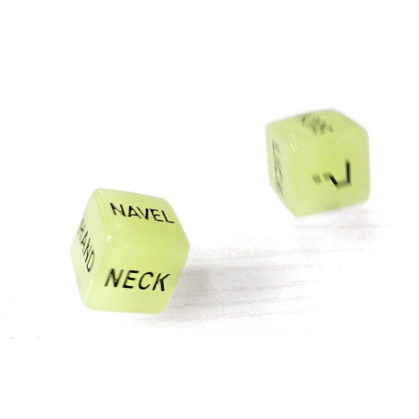 Glow in the Dark Sex Dice Adult Love Games Kama Sutra Couples Gift UV Reactive