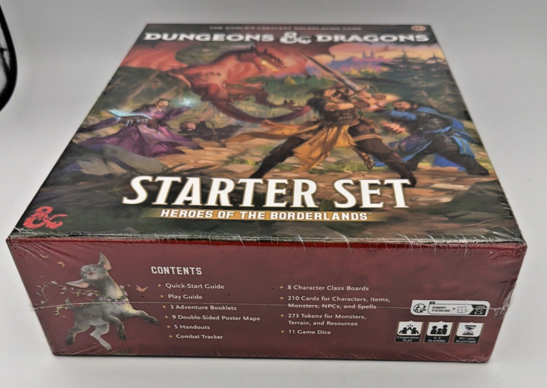 2025 Dungeons and Dragons Heroes of the Borderlands Starter Set New Sealed D&D