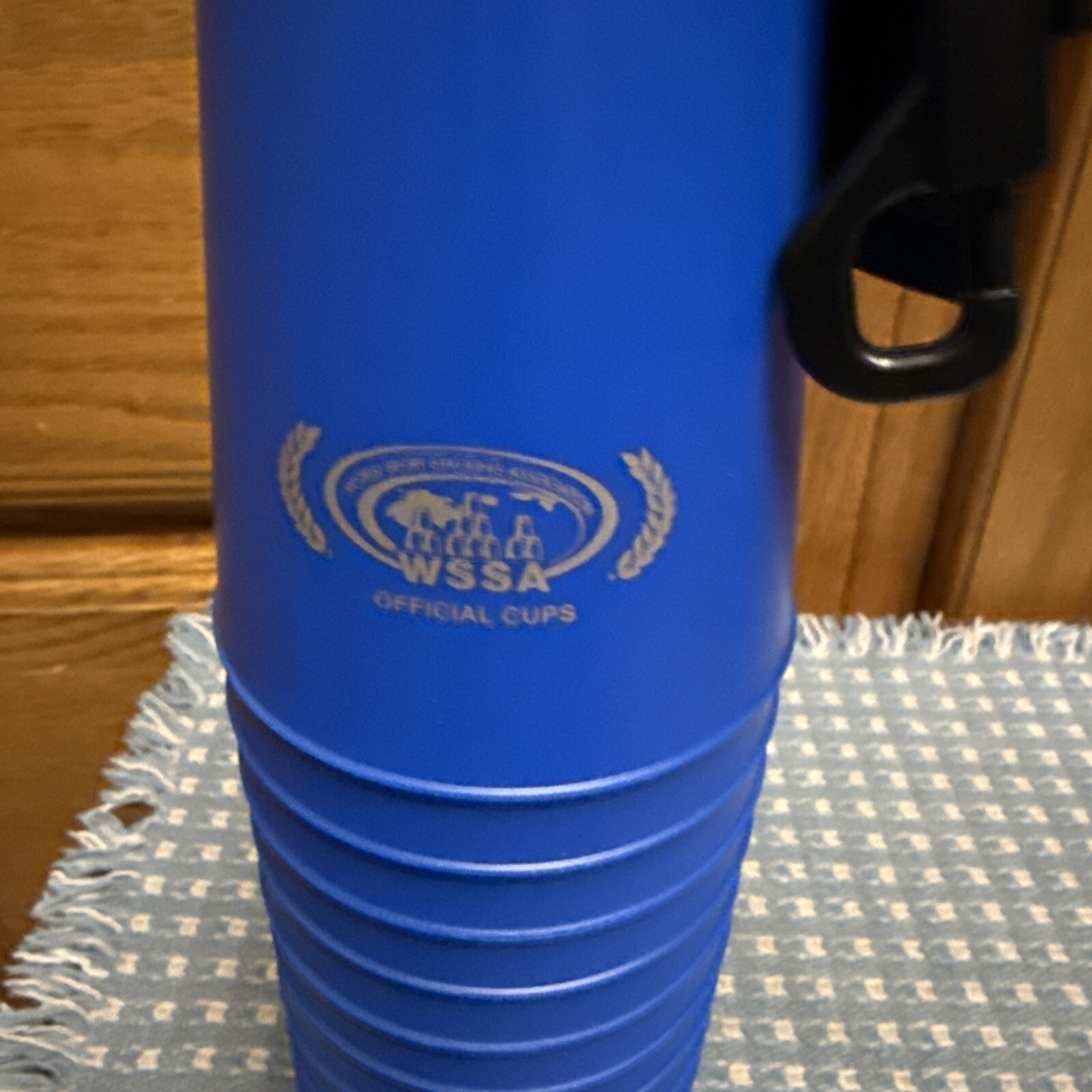 Blue Stacking Speed Stack Cup Set Game Official WSSA 12 Quick Release Holder