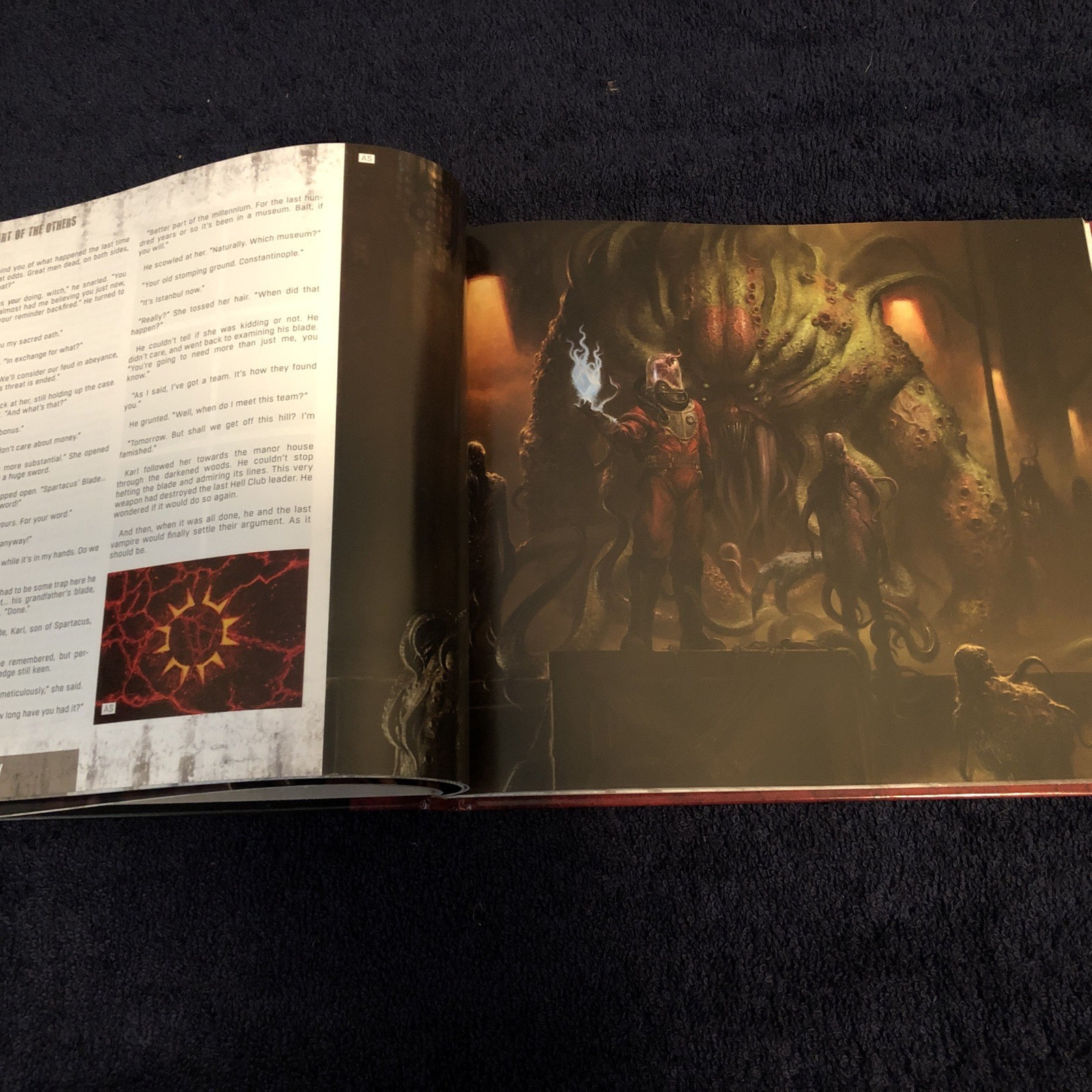 The Others 7 Sins Art Book Lore Board Game CMoN Gothic Horror