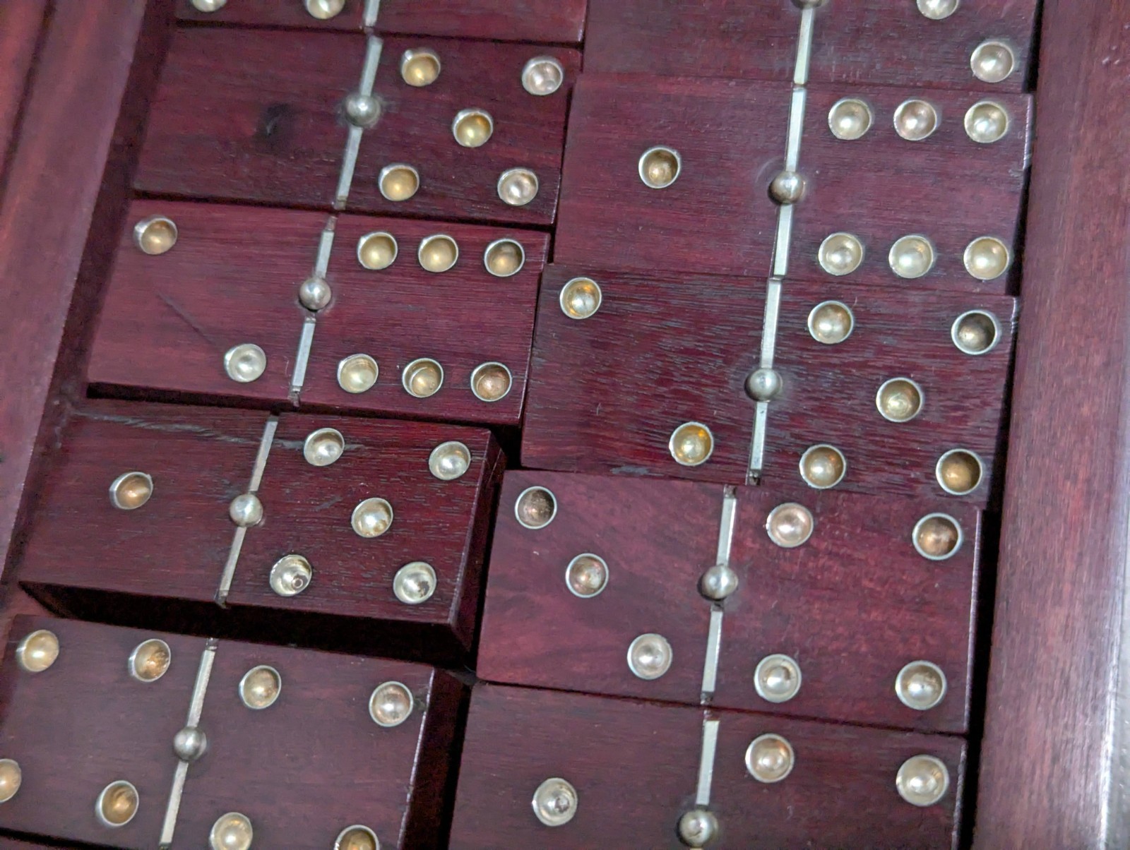 READ Vintage William Spratling? Sterling Silver & Wood Dominoes Set w/Engraved