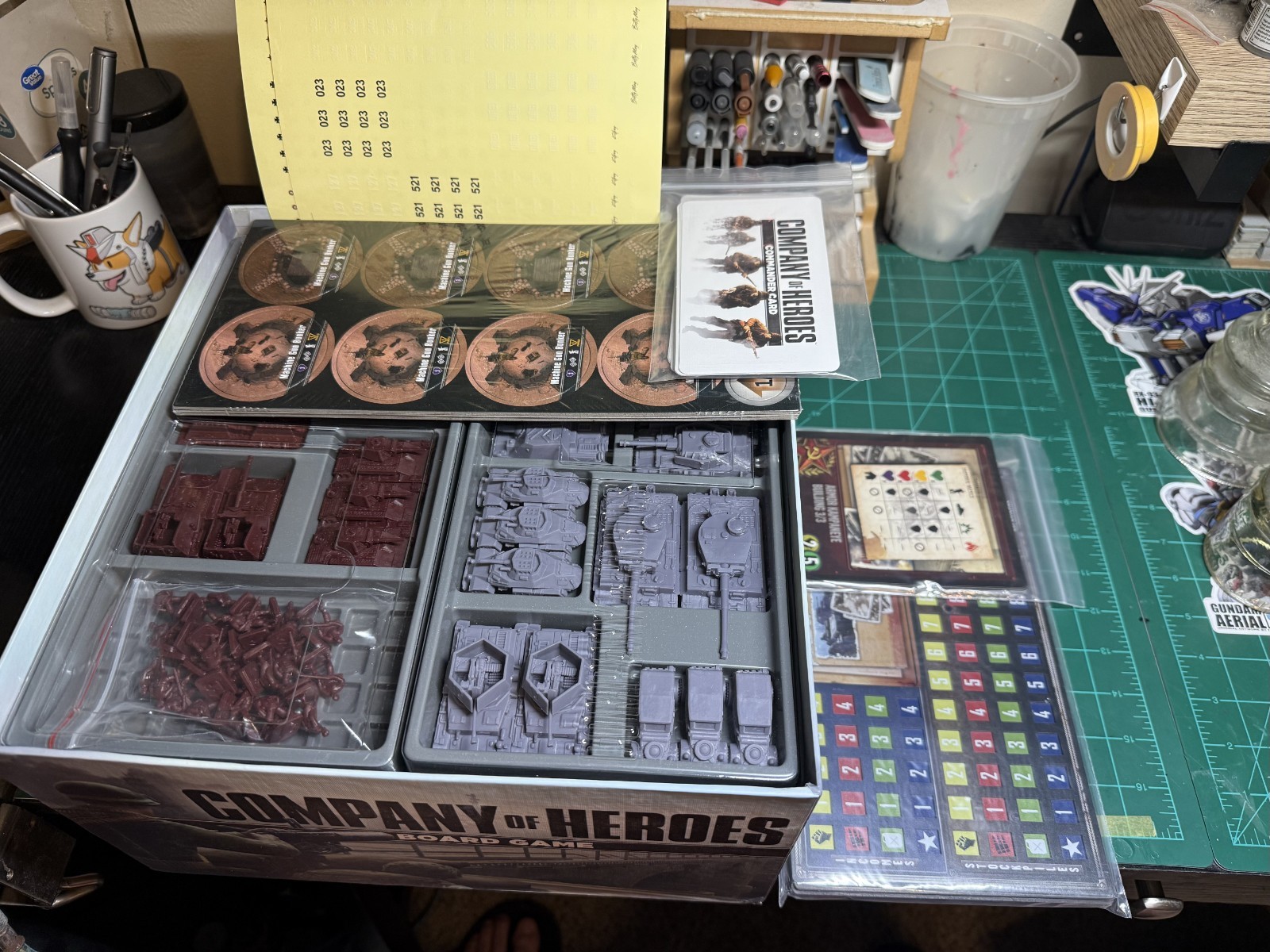 Company of heroes (1st edition)+Terrain Pack 1 + Elite Commanders Bundle