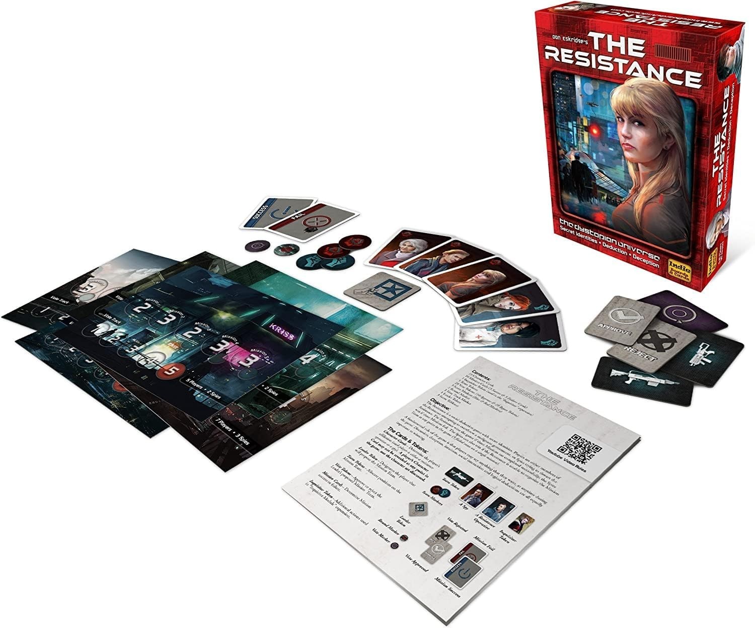 Engaging Strategy & Bluffing Game – The Resistance for Ages 13+, 30 Min Rounds