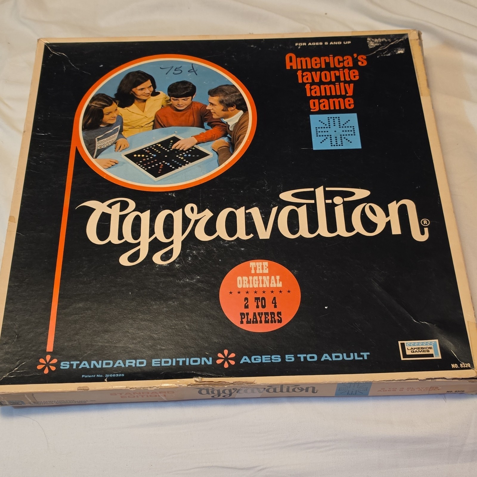 Lakeside Aggravation Standard Edition Board Game Age 5+ 2-4 Players Family