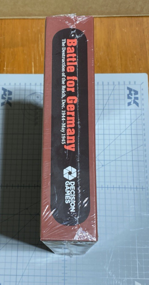 Decision Games Wargame Battle for Germany (Deluxe Ed) Box SW (New)