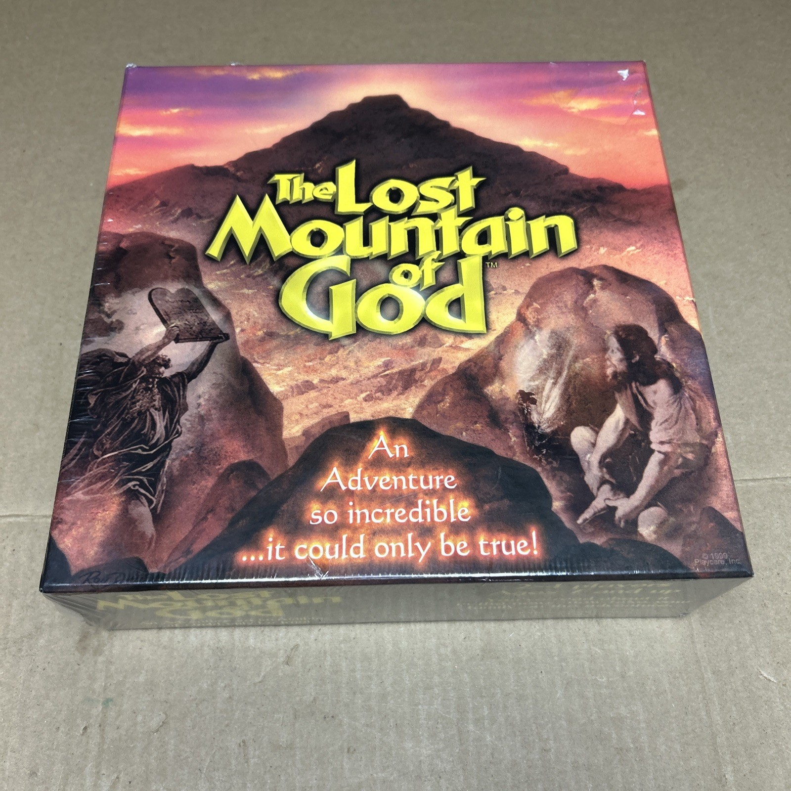 Tommy Nelson The Lost Mountain of God Biblical Adventure Board Game New W/Tears
