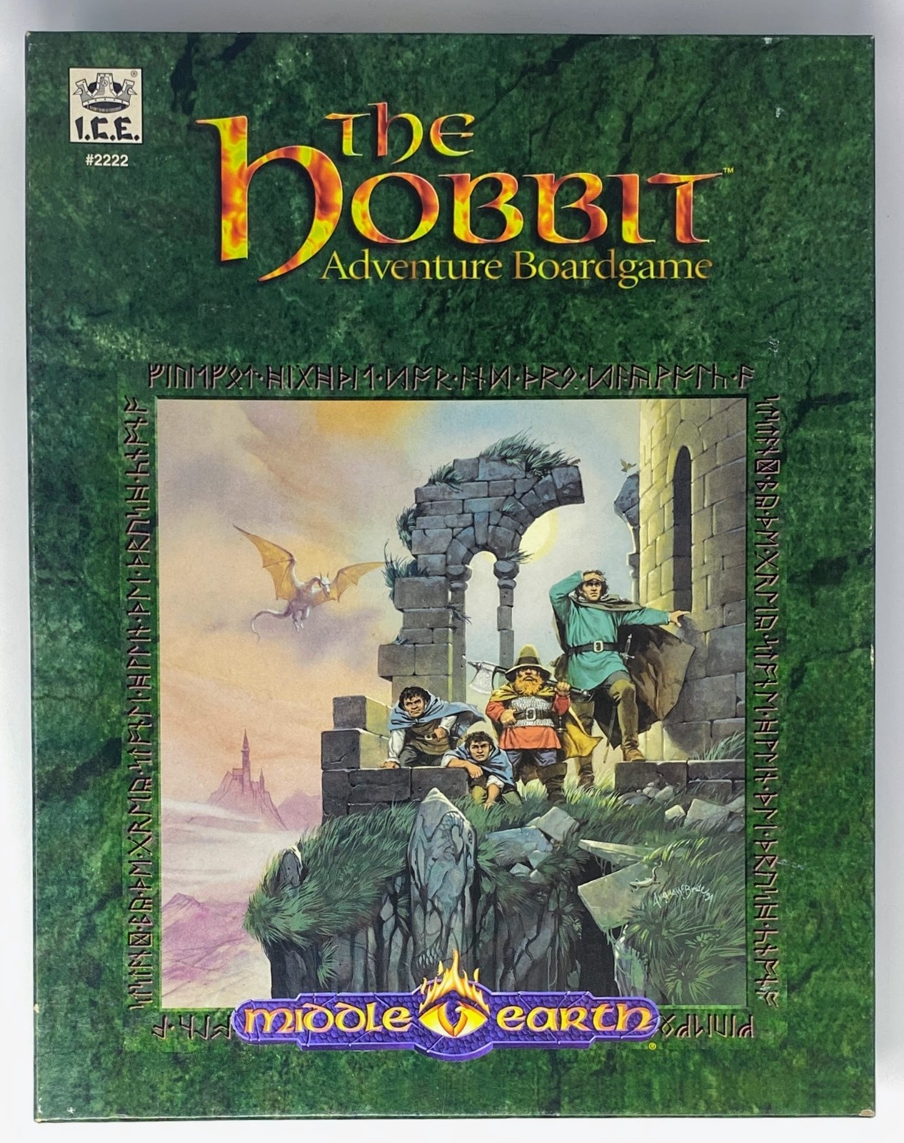 I.C.E. The Hobbit Adventure Board Game (1995) Complete Open Box w/Mail-In Order