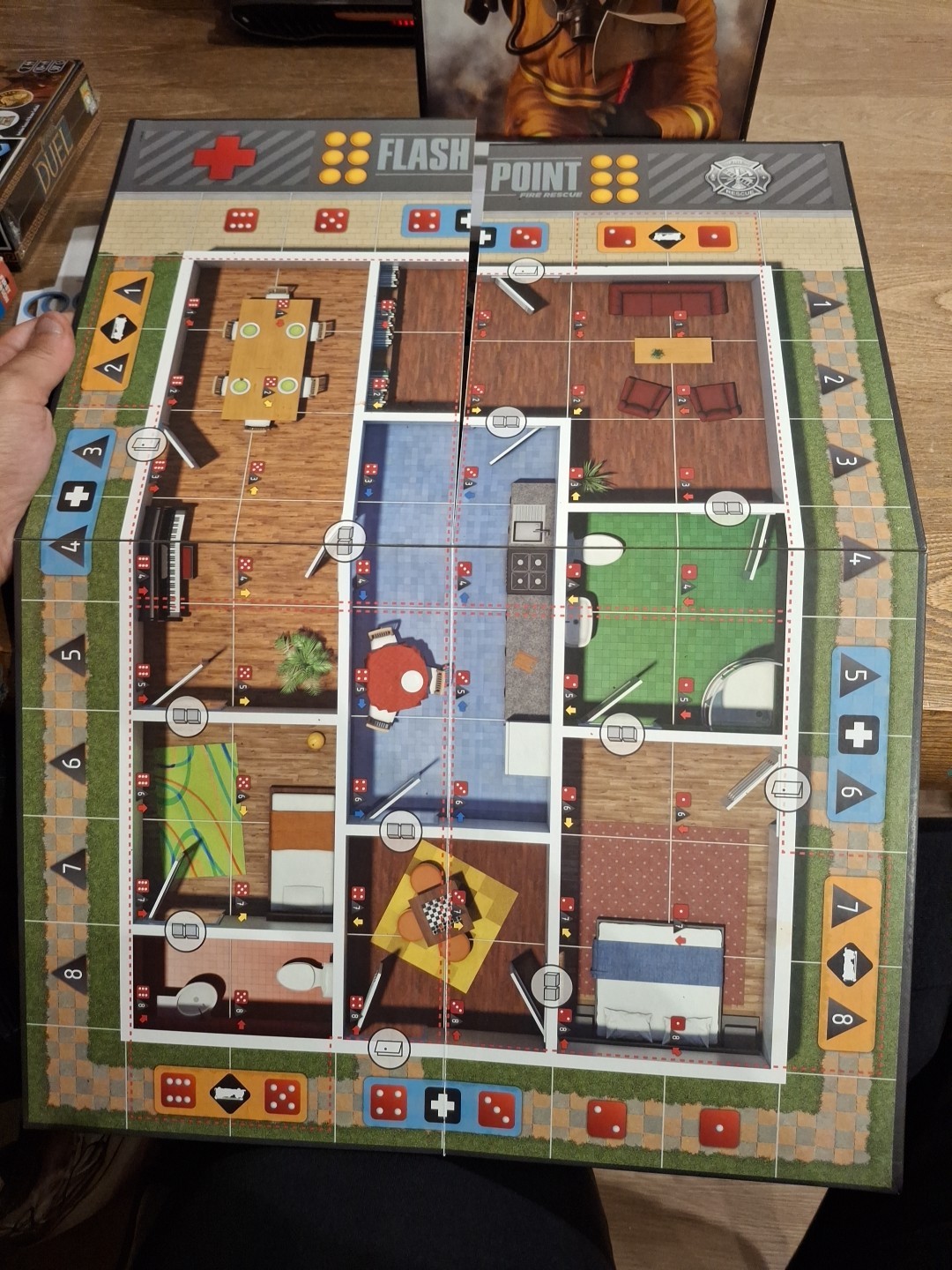 Flash Point Fire Rescue Board Game Complete 2011 Indie Boards & Cards Mint 100%