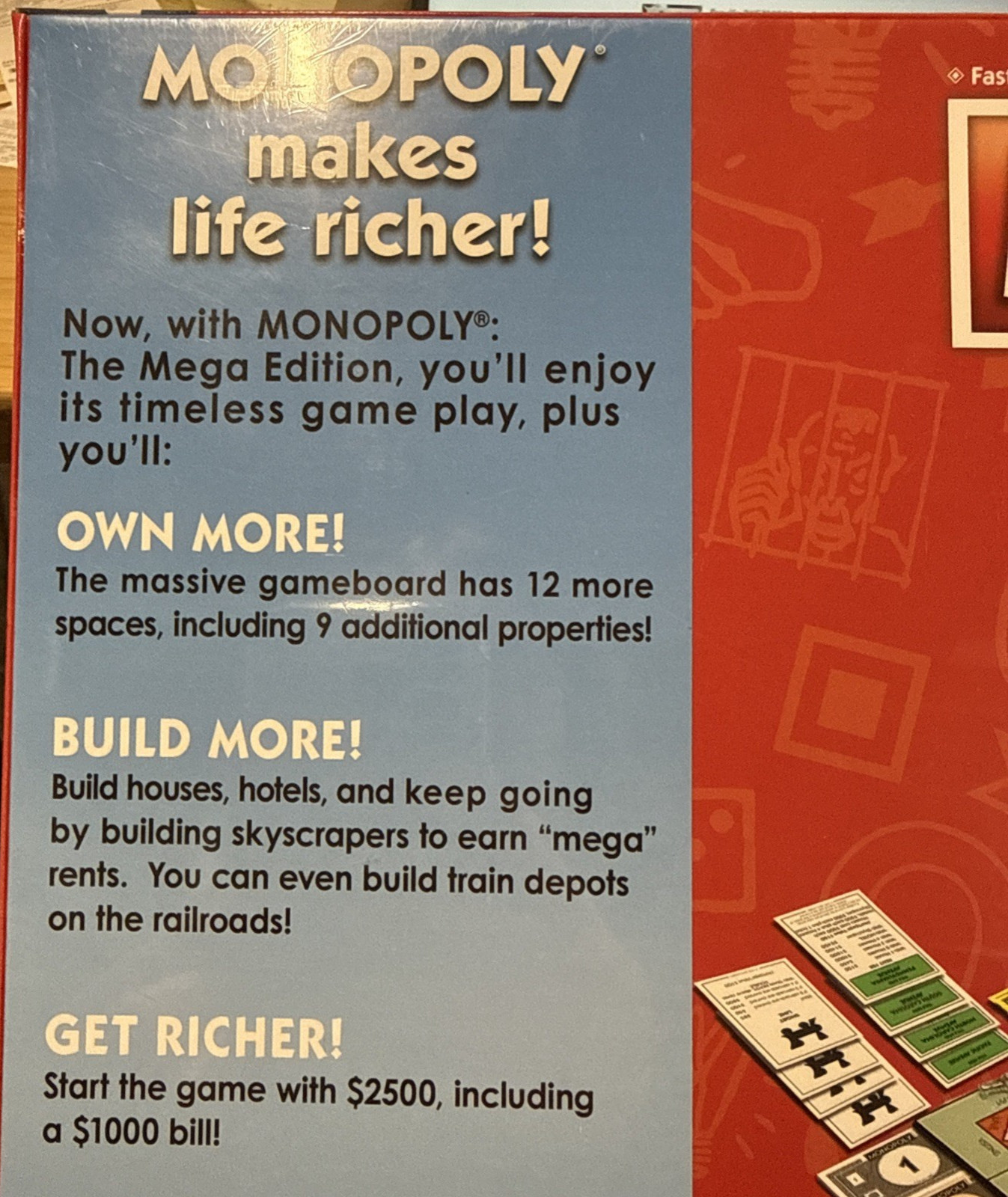 Monopoly MEGA Edition Board Game – Family Fun Game Night Kids & Adults
