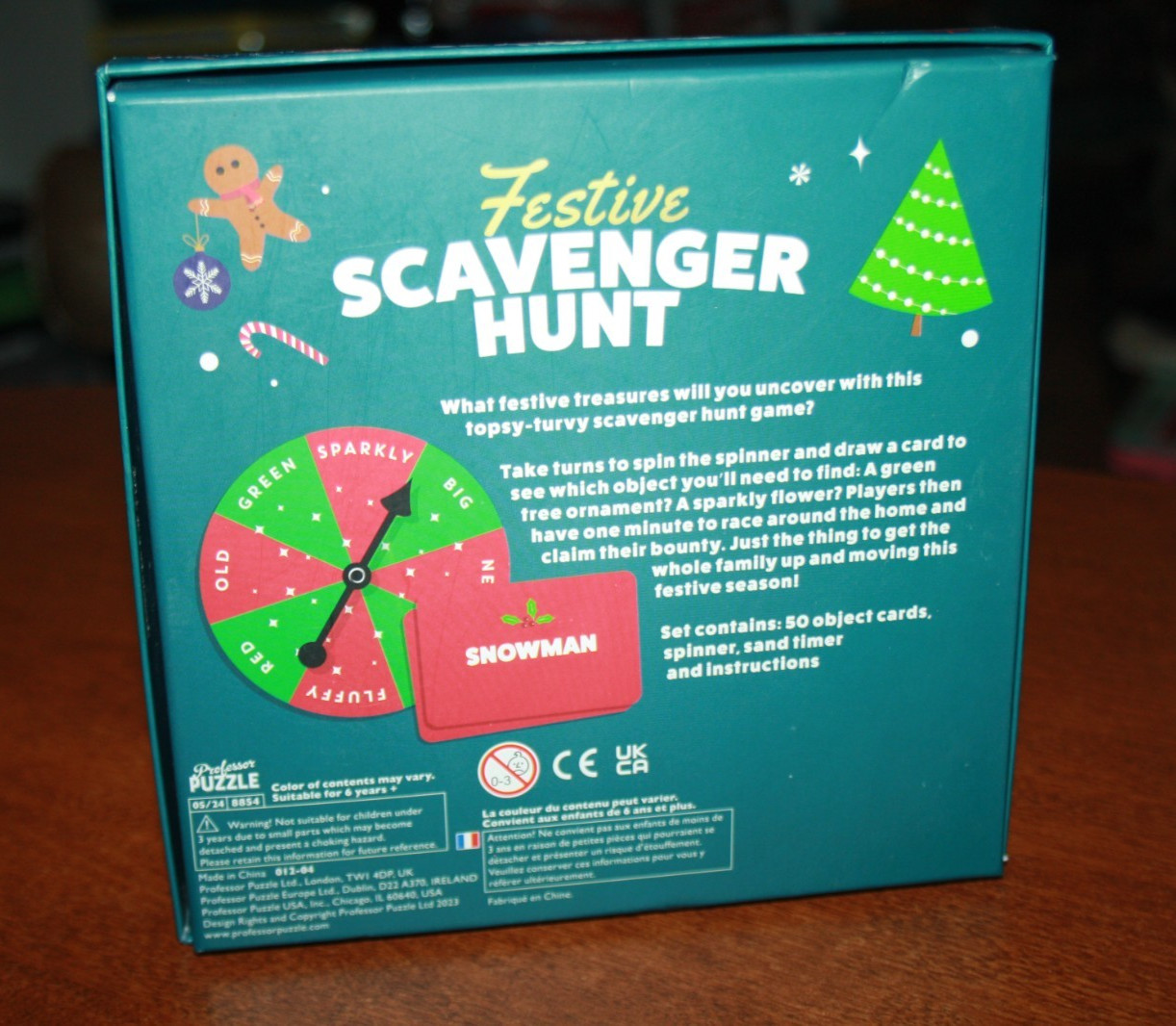 Festive Scavenger Hunt – A Holiday Christmas Game of Search & Retrieve – 2024