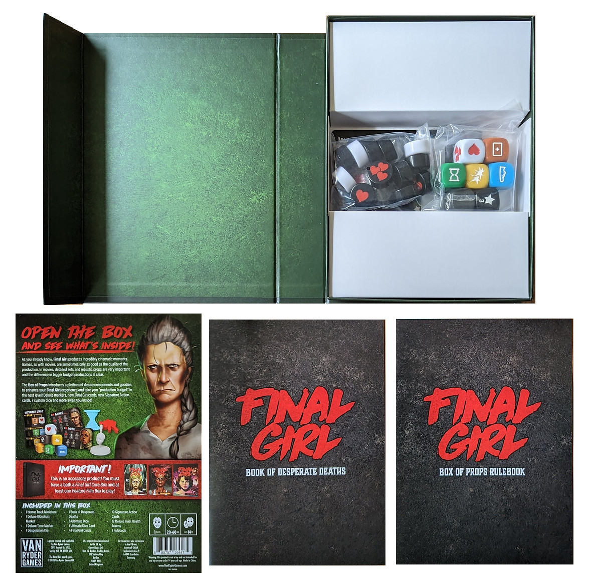 Final Girl: Box of Props. Requires Core Box. Single Player Game. FGBOPS2.